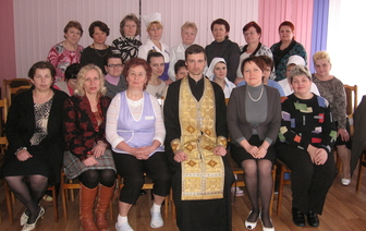 Встреча педагогов и работников волковысского детского сада № 2 со священником