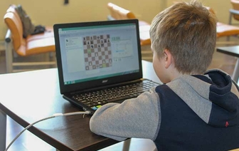 Юные волковысские шахматисты приняли участие в онлайн-турнире