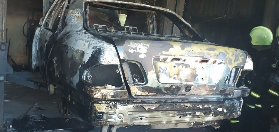 В Волковыске за сутки горел второй автомобиль