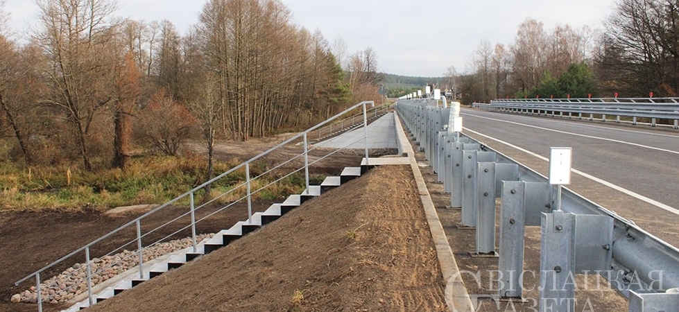 После капитального ремонта в эксплуатацию введен мост около деревни Коревичи