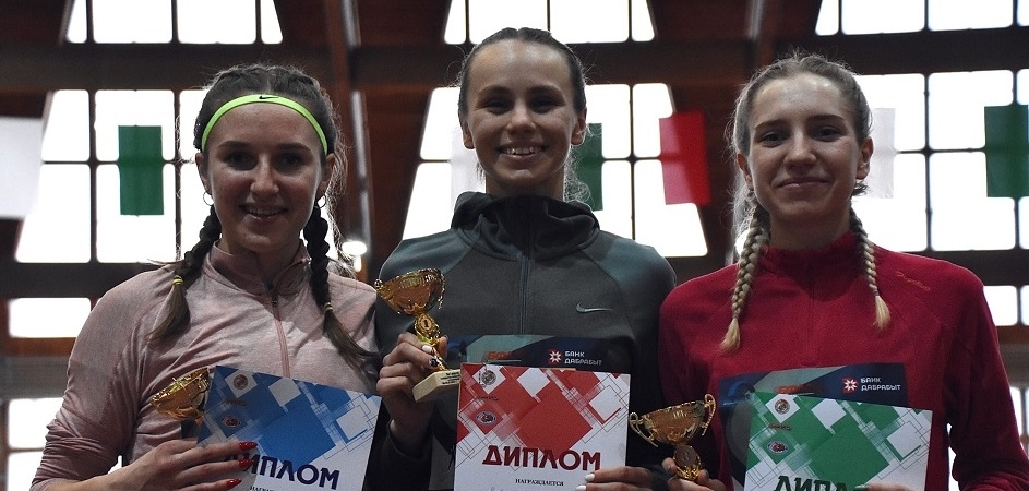 Волковычанка Полина Киберева  победитель Кубка Беларуси в помещении 