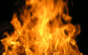 Пожар в Росси