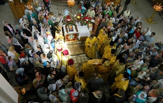 В Волковыск прибыл ковчег с мощами православного святого равноапостольного князя Владимира (ФОТО)