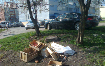 Свалки и парковки по-волковысски (фото)