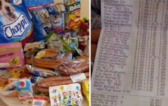 Жительница Вильнюса показала, что купила в Польше за 50 евро
