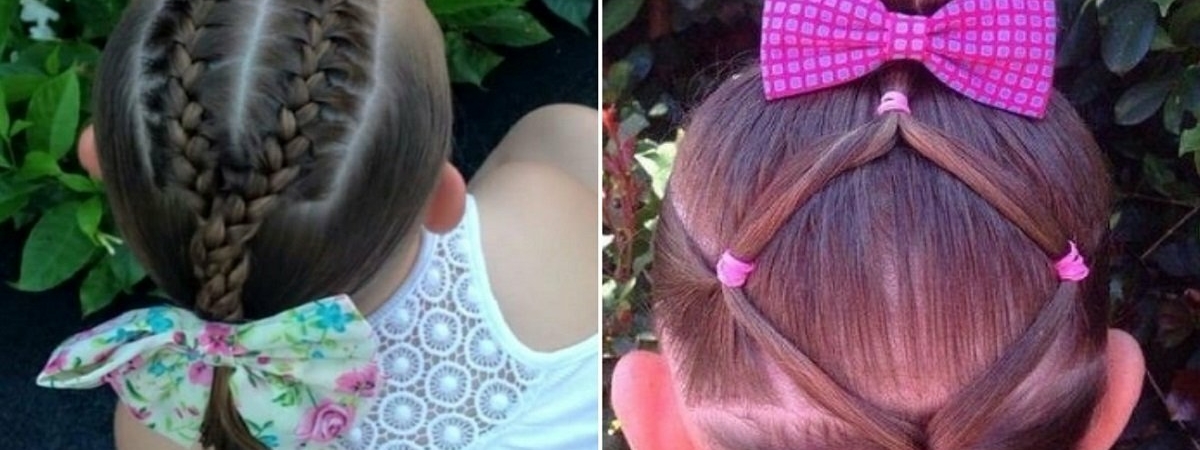 10 простых и красивых причёсок для маленьких девочек