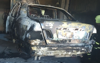 В Волковыске за сутки горел второй автомобиль
