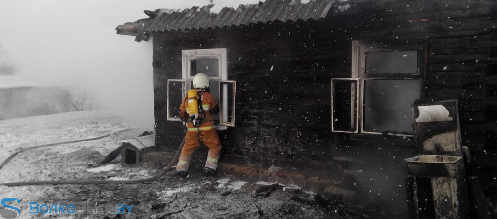В Волпе 60-летний мужчина из-за пожара остался без дома