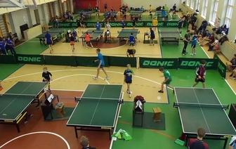 Юные волковысские теннисисты на международном турнире в Литве