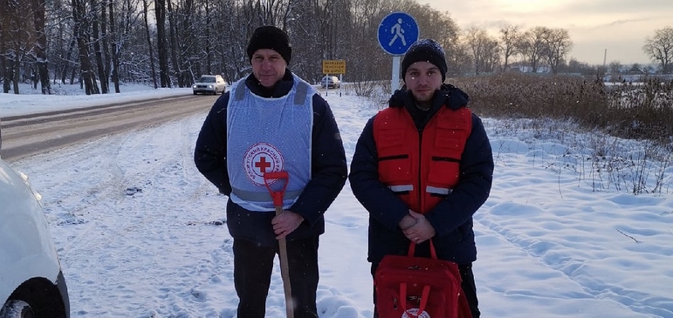 В связи с усилением мороза в Волковыске заработал пункт обогрева Красного Креста