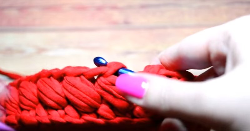 вязание крючком без накида